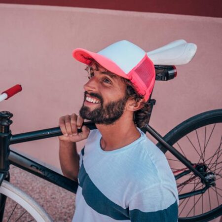 Boné 100% Poliéster (Rapper)