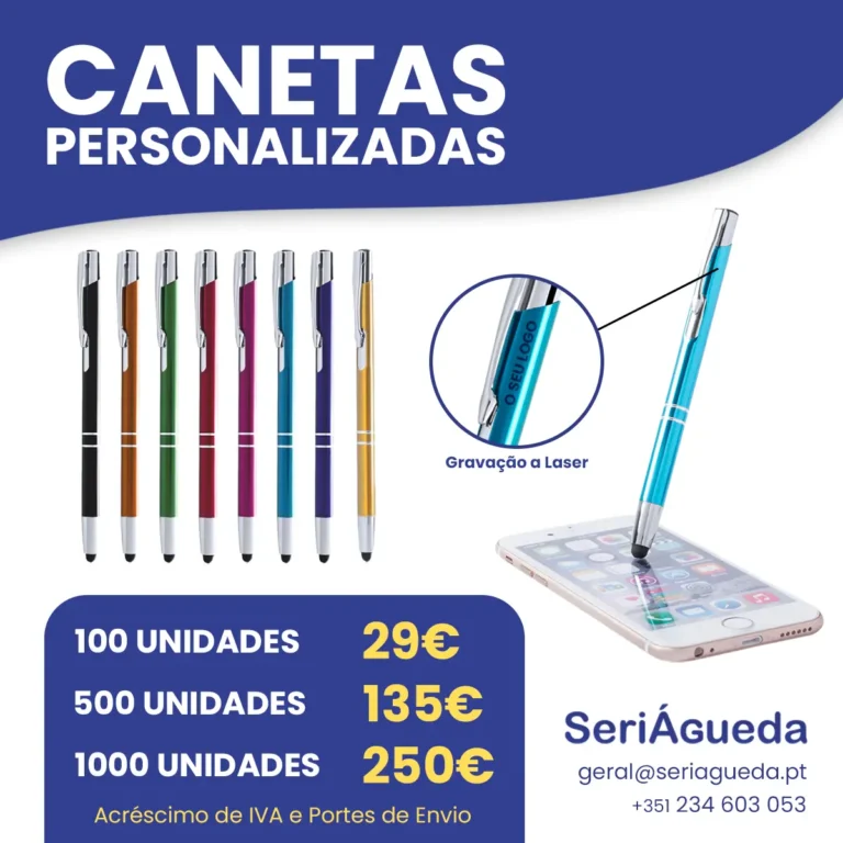 Canetas Personalizadas Seriágueda