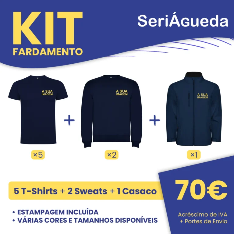 KIT 1 (5 Tshirts + 2 Sweats + 1 Casaco) webp